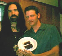 Jim and "Godson" at his birthday party